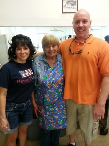 Photo of Scott, Jackie, and Ms. Blanche